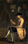 Friedrich Tischbein Self-Portrait at the Easel oil on canvas